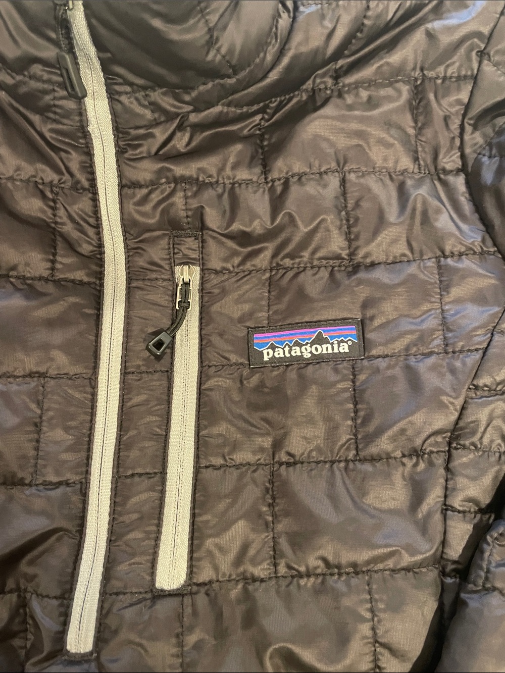 Patagonia Nanopuff Black Quilted Pullover - Picture 3 of 4